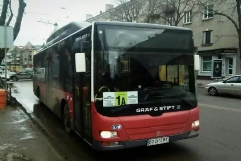 Автобус 1А Тернопіль