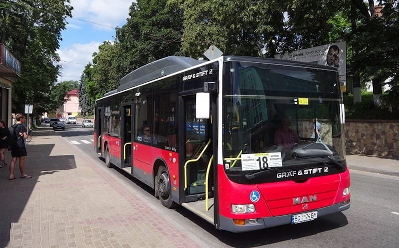 Автобус 18 Тернопіль