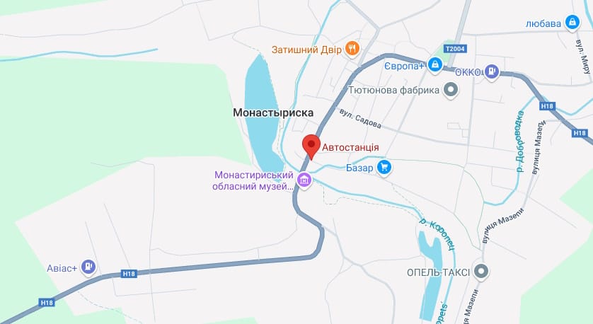 станції Монастириська