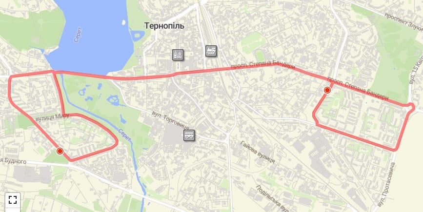 Автобус 1А Тернопіль