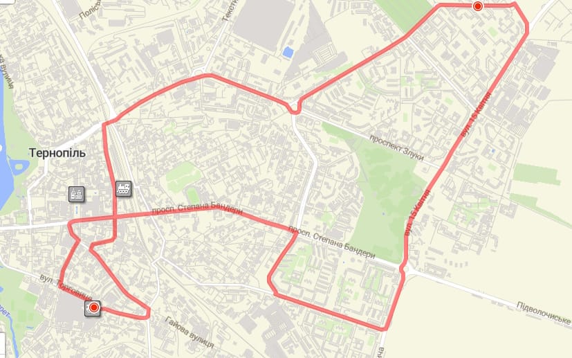 Автобус 14 Тернопіль