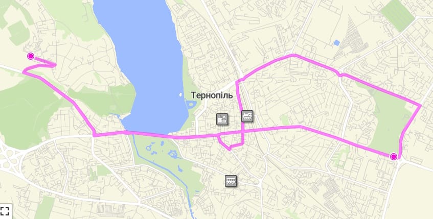 Автобус 15 Тернопіль