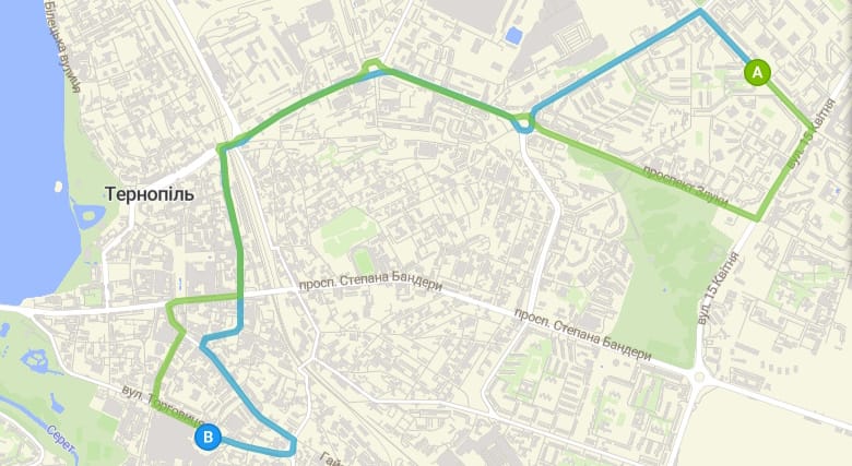 Автобус 20 Тернопіль