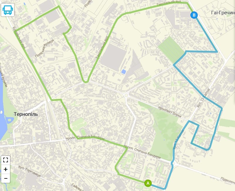 Автобус 21 Тернопіль