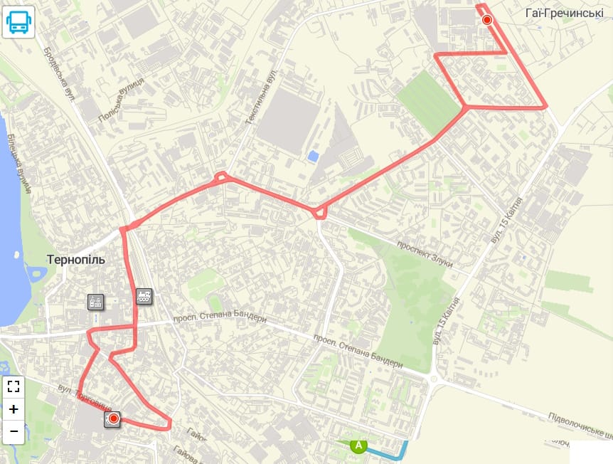 Автобус 22 Тернопіль