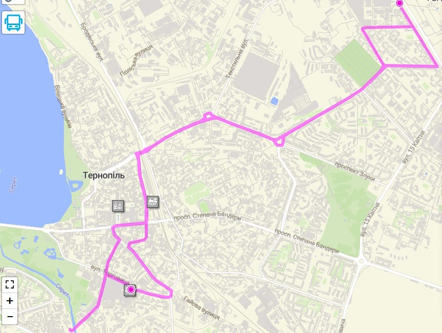 Автобус 22А Тернопіль