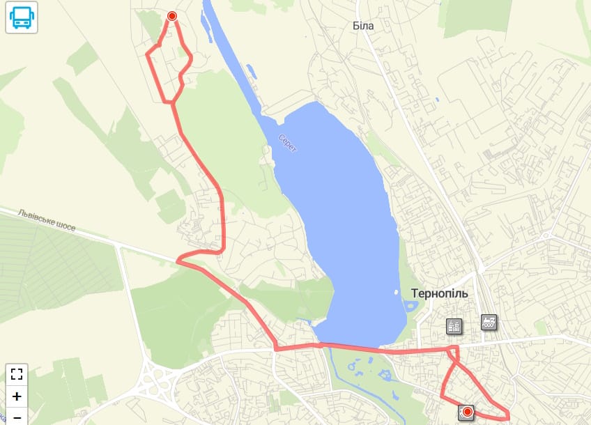 Автобус 23 Тернопіль