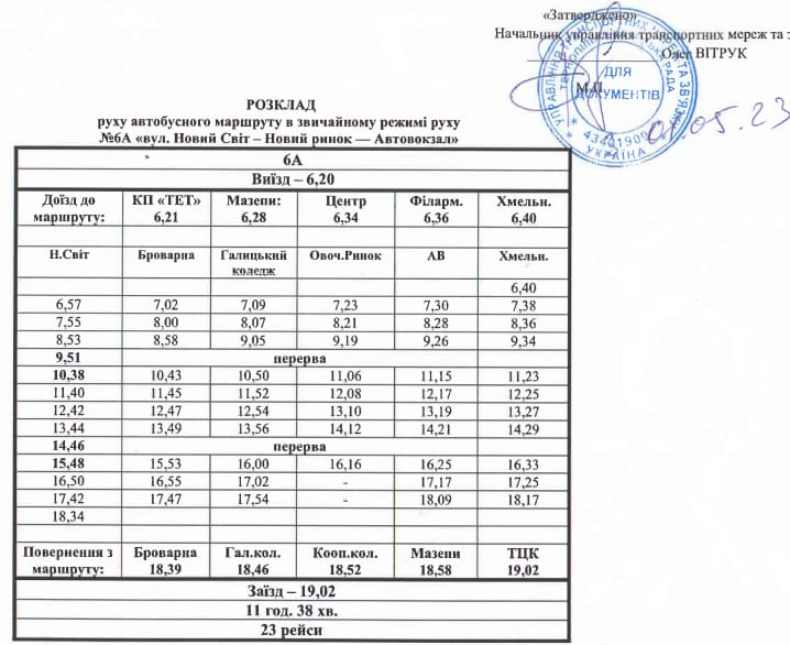 Автобус 6А Тернопіль