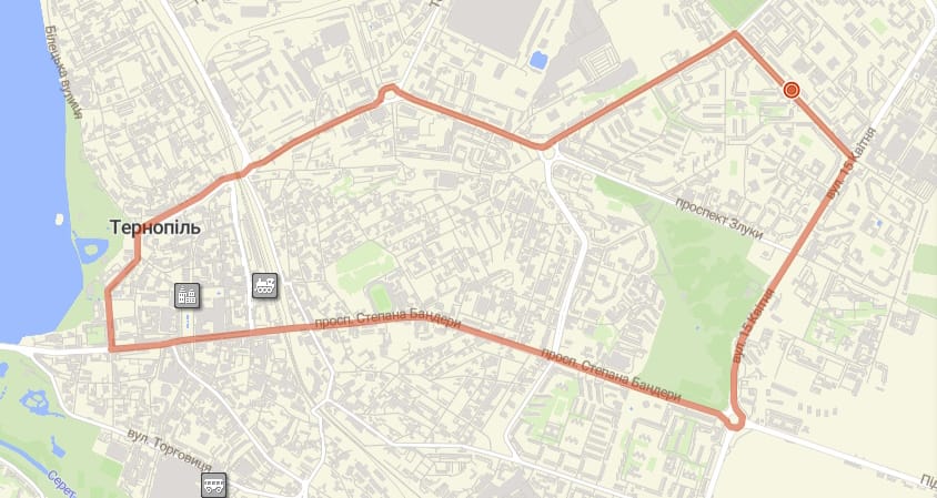 Тролейбус 10 Тернопіль