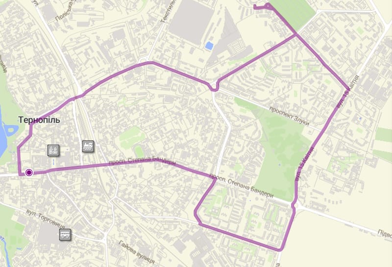 Автобус 38 Тернопіль