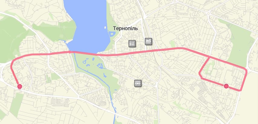 Тролейбус 2 Тернопіль