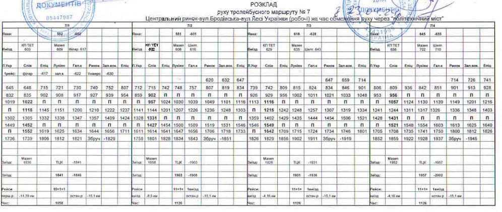 Тролейбус 7 Тернопіль