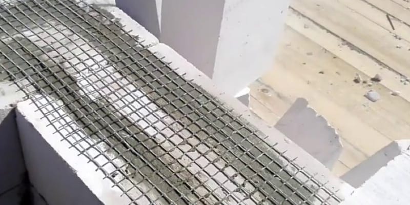 Армирование газобетона